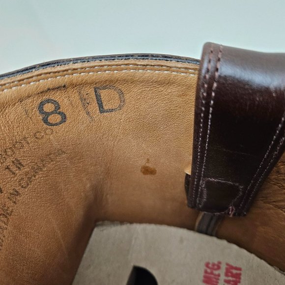 18. Cowboy (girl) boots by Alberta Boots Co. Size 8 D - Picture 10 of 10